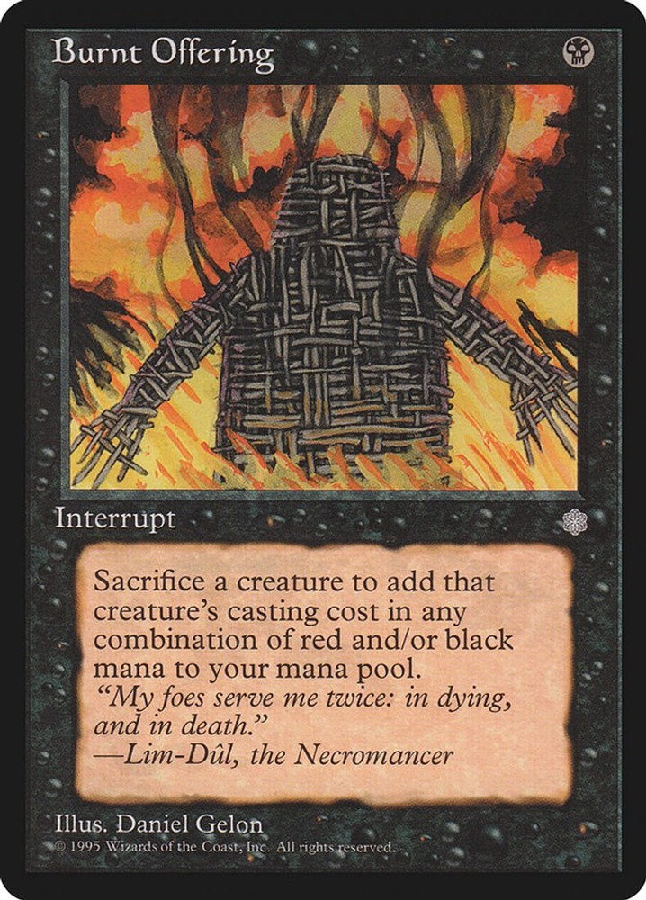 Burnt Offering - 116 - Ice Age - MTG