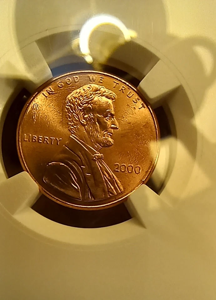 2000 US MINT CENT CHEERIOS PROMOTION NGC MS67 RD LINCOLN PENNY #003 - Image 3 of 4