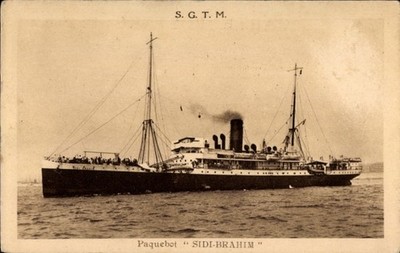 Ak Paquebot Sidi Brahim, SGTM, Dampfer - 4734114