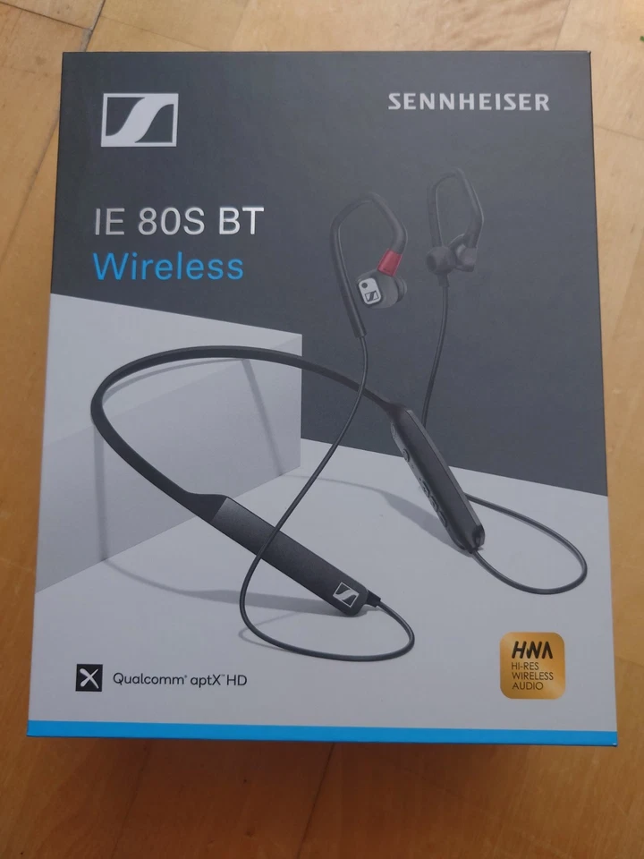 Sennheiser IE 80S BT Bluetooth Im-Ohr-Kopfhörer - Schwarz - Bild 1 von 4