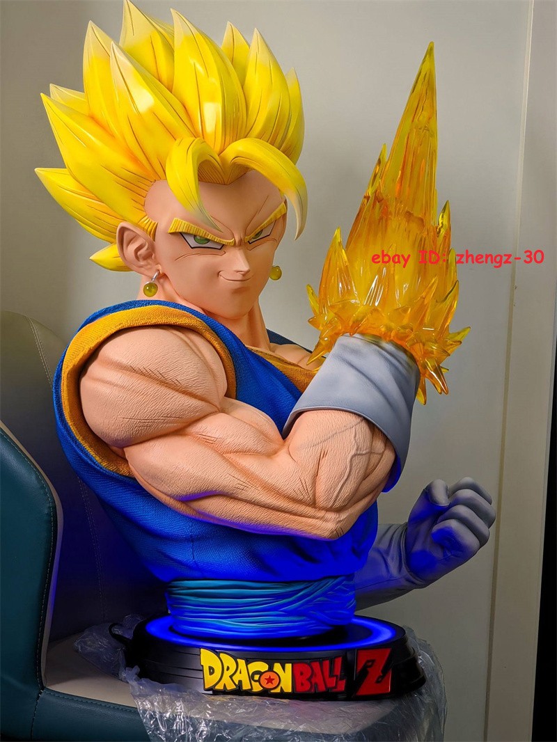 Modelo de resina busto Vegetto tamaño natural AAS 1/1 pintado GK estatua coleccionables con mano