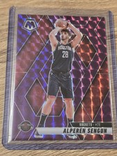 2024-25 Panini Mosaic - Alperen Sengun #64 Purple Mosaic Prizm /99
