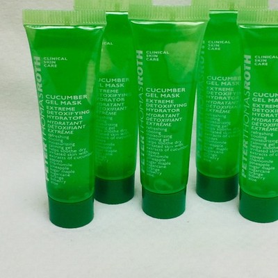 20 Peter Thomas Roth Cucumber Gel Hydrating Detoxifying Mask .47oz. NEW 20 pack