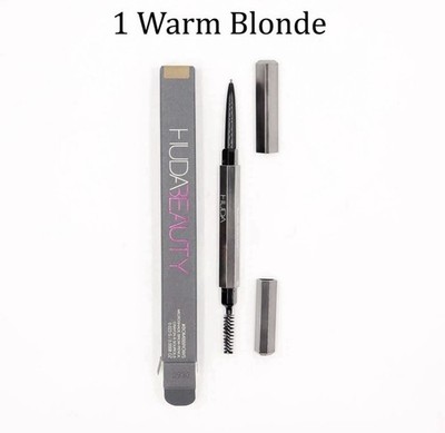 Huda Beauty #BOMBBROWS Full n Fluffy or Microshade Brow Pencil Warm Blonde