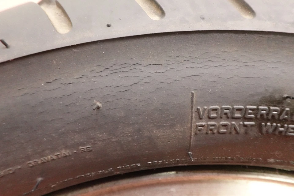 Llanta delantera Metzeler 2002-2008 Kawasaki Vulcan 1600 VN1600 150/80-16 Foto 3 de 4