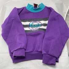 Vintage Y2K Buckingham Spirit teal and purple crewneck sweatshirt Kids Size 7