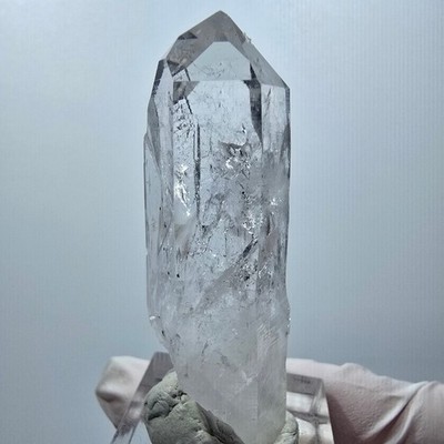 Lemurian Phantom Smoky Quartz with Hematite Tip, Streep Mine, Namibia