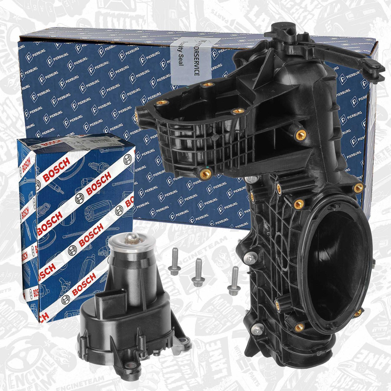 Collecteur d'admission PIERBURG A6510900037 pour bloc moteur Mercedes Jeep diesel