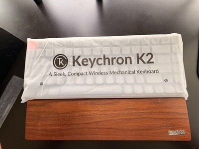 Keychron K2 V2 RGB Aluminum Wireless Mechanical Keyboard Red Switch + Palm Rest