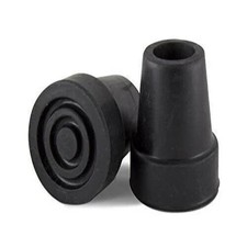 2 Pcs Cane Tips 3/4 Inch Heavy Duty Rubber Cane Tips Anti Slip Tpr Replacement