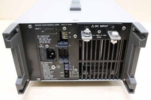 KIKUSUI PLZ153W 1.5~120V 0~30A 150W electronic load device From JAPAN Used item - Picture 8 of 9
