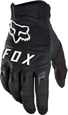 Fox Dirtpaw Race MTB Downhill Motocross Long Gloves Black White - Image 1 of 4