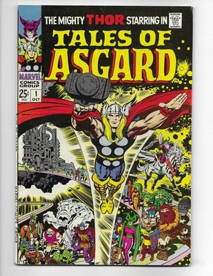 Tales Of Asgard 1 1968 Marvel Comics VG+ 4.5 Loki Enchantress Odin Hela