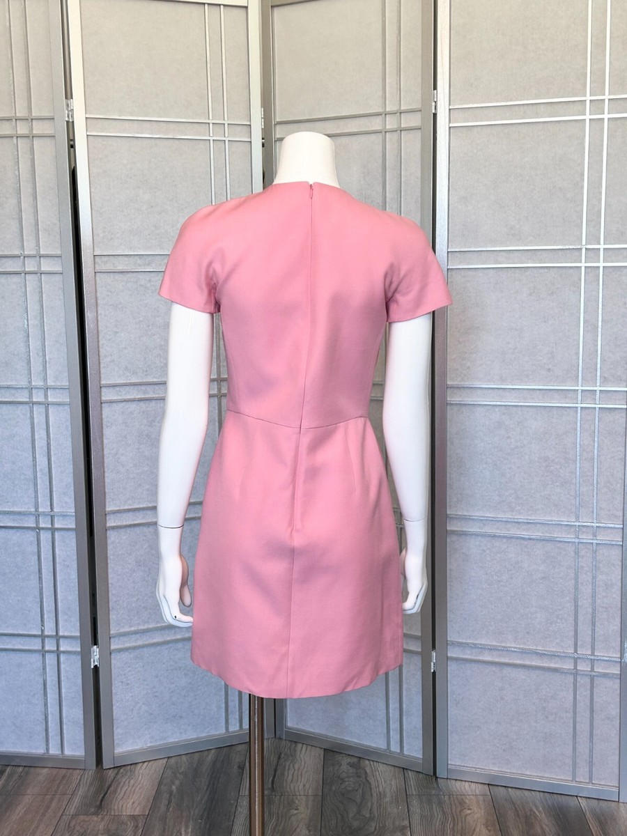 chinese dress ladies Vintage 1974 Valentino Haute Couture Pale-Pink Beaded Crystal Silk Winged  Cape Gown