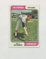 1974 Topps #210 Bill Singer California Angels NM-MT