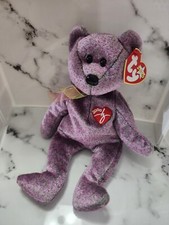Ty Beanie Baby The 2000 Signature Bear 8.5" 2000 Retired Plush