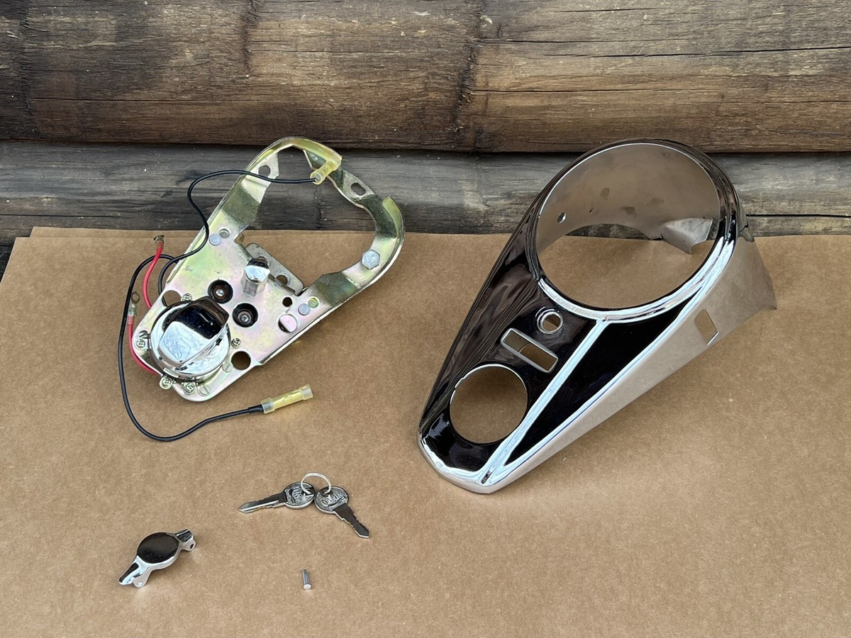 Harley Davidson Panhead Shovelhead tank console Speedometer