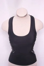 Skins Women A400 Racer Back Top Cycling Bike Base Layer Small Black Compression