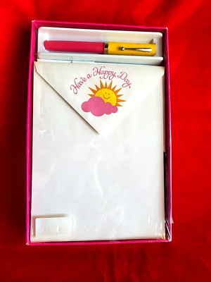 Vintage SHEAFFER The Write Match-Stationary & Pen-Eaton 30 Sheets- New w/Box