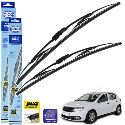 Fits Dacia Sandero 2008-2012 Wiper Blades Alca Special AS20''20'' Front set of 2