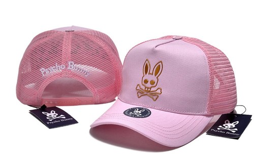 NUOVO Psycho Bunny Teschio Coniglio Ricamo Uomo Donna Cappello Camionista Baseball Cappellini Sole - Foto 16 di 57