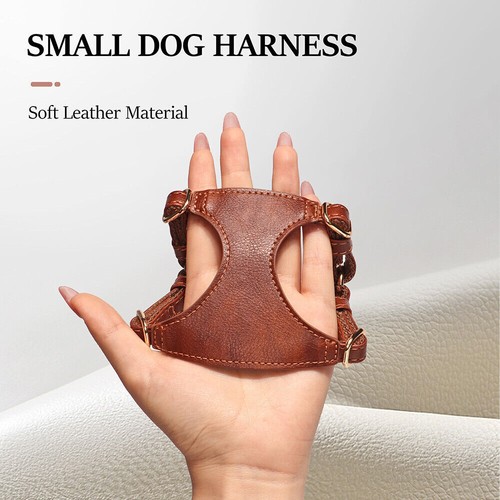 Job Lot Leatherette Dog Harnesses Lead Set for Small Dogs 61 pieces - Picture 9 of 21