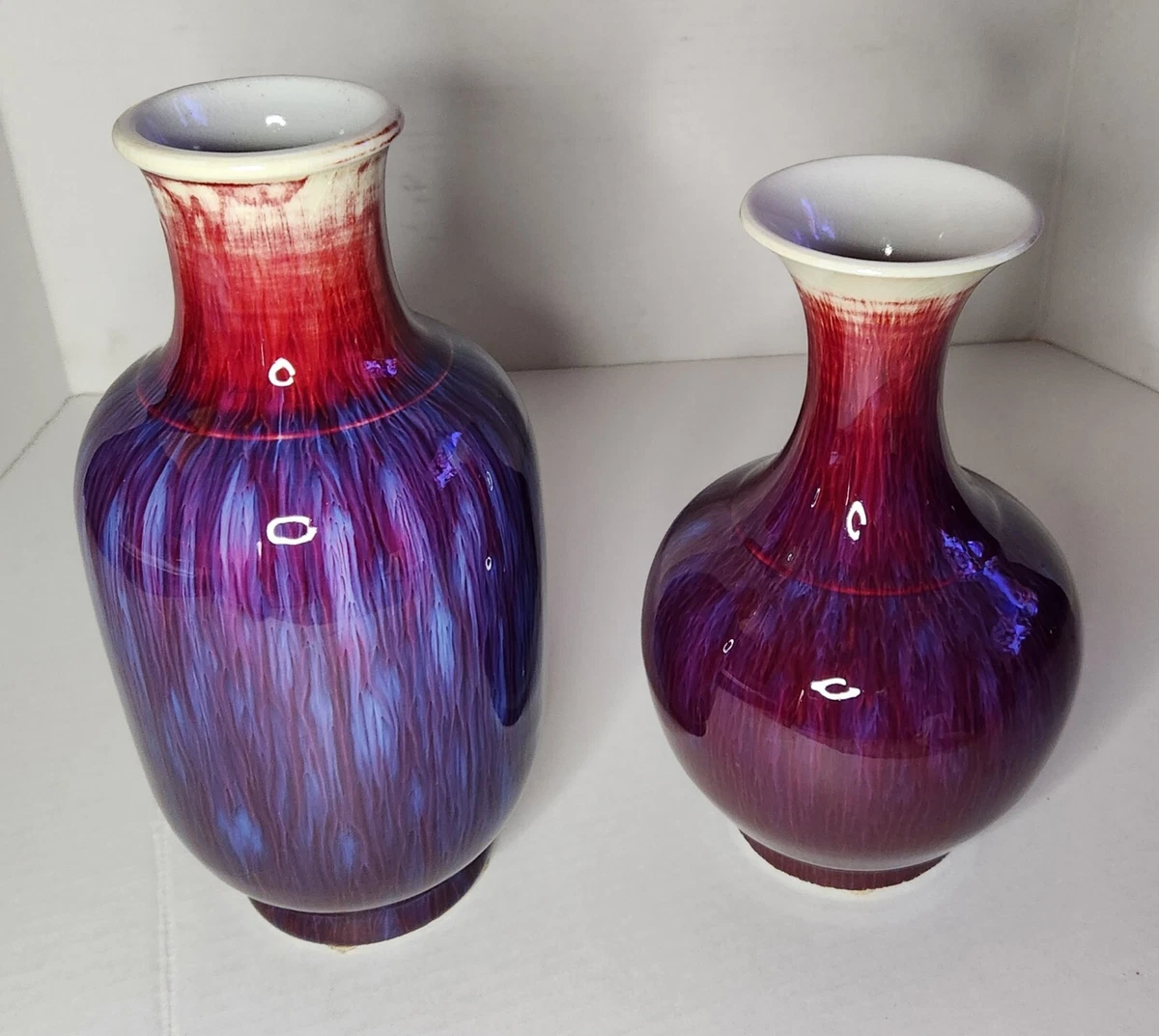 Porcelain & Pottery Red Vintage Original Chinese Antiques for sale