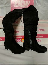 Girls BTW skakira Black Shoes boot Size 1 62