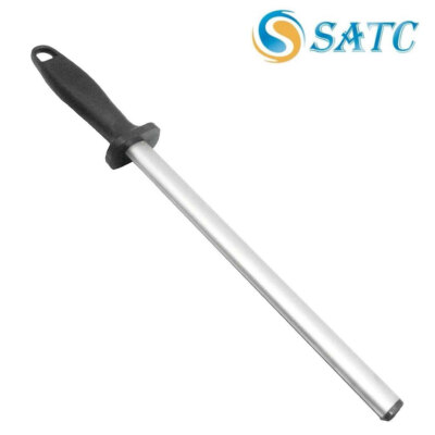10 inch Stick Kitchen Knife Sharpener Honing Steel Diamond Knife Sharpening Rod 