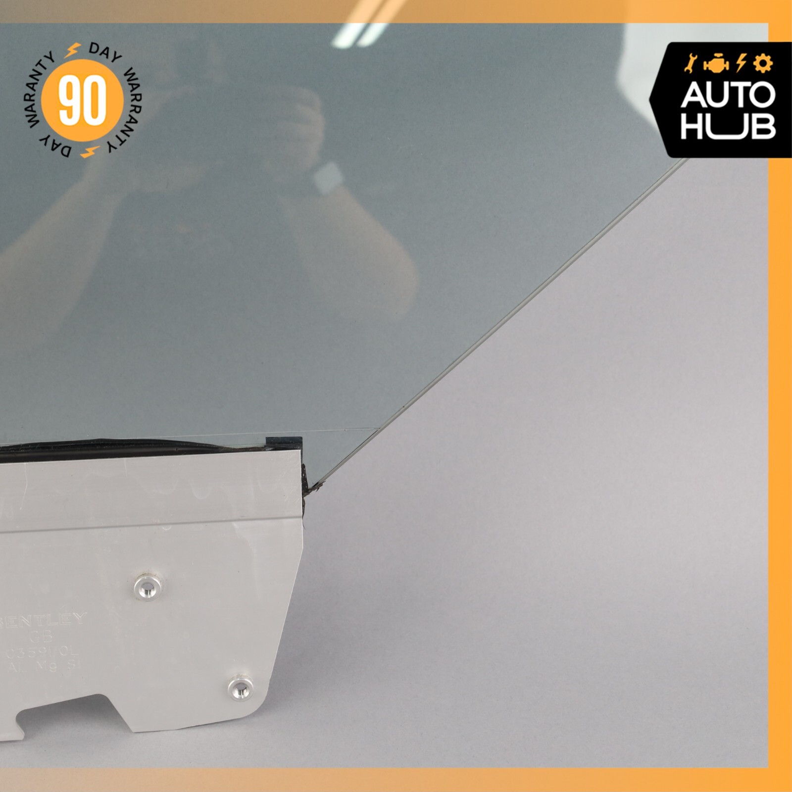 03-10 Bentley Continental GT Coupe Rear Left Side Quarter Window Glass OEM 81k