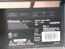 Hisense LED LCD 58R6E TV HDMI AV Video Left and Right, led light has been tested