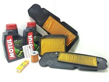 Set Service 2 Liter Öl Motul 10W40 Filter Luft Kerze Yamaha majesty 400