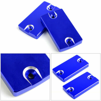 2xFRONT Brake Fluid Reservoir Cap Blu Für Suzuki BANDIT1250/S/F 07-16 SV1000 F3