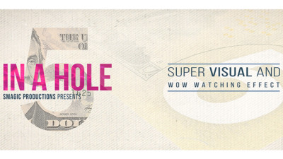 FIVE IN A HOLE by SMagic Productions close up money magic tricks
