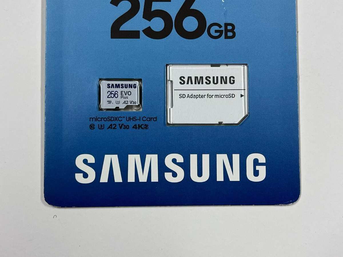 New SAMSUNG EVO Plus 256GB microSDXC Flash Card w/ Adapter MB-MC256KA/AM