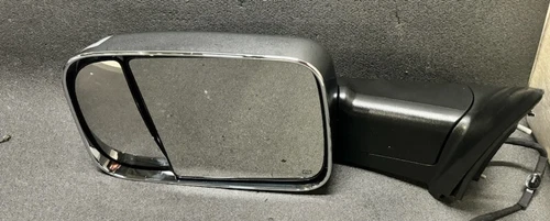 2013-2021 Dodge Ram Driver Left Chrome Mirror W Power W Trailer 68412813AC
