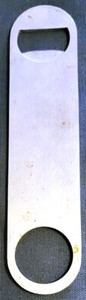 Older Winco Stainless Steel 6" Flat Bottle Opener