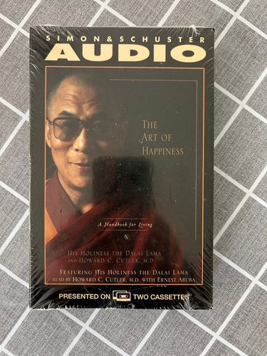 Dalai Lama-The Art of Happiness 2x cassette tapes Buddhism sealed Deepak Chopra