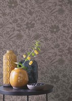 Vliestapete Rasch Floral Abstrakt Leinen Optik Dunkelgrau 330441 (3,74€/1Qm)
