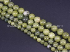 Natural Gemstone Taiwan Jade Round Spacer Loose Beads 4mm 6mm 8mm 10mm 15.5"