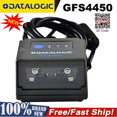 Datalogic GFS4450-9 2D RS232 Hands-free Fixed Imaging Barcode Scanner Reader