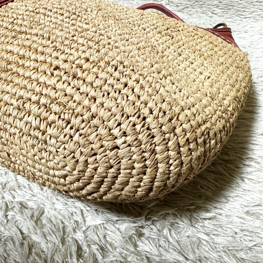 Borsa a mano Coach Jackie mezza luna cestino una spalla F13374 USATA