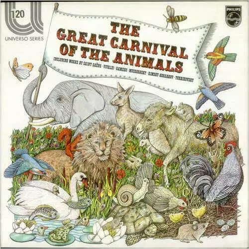 Camille Saint-Saëns , Roberto Benzi - The Great Carnival Of The Animals (Vinyl) - Picture 1 of 4