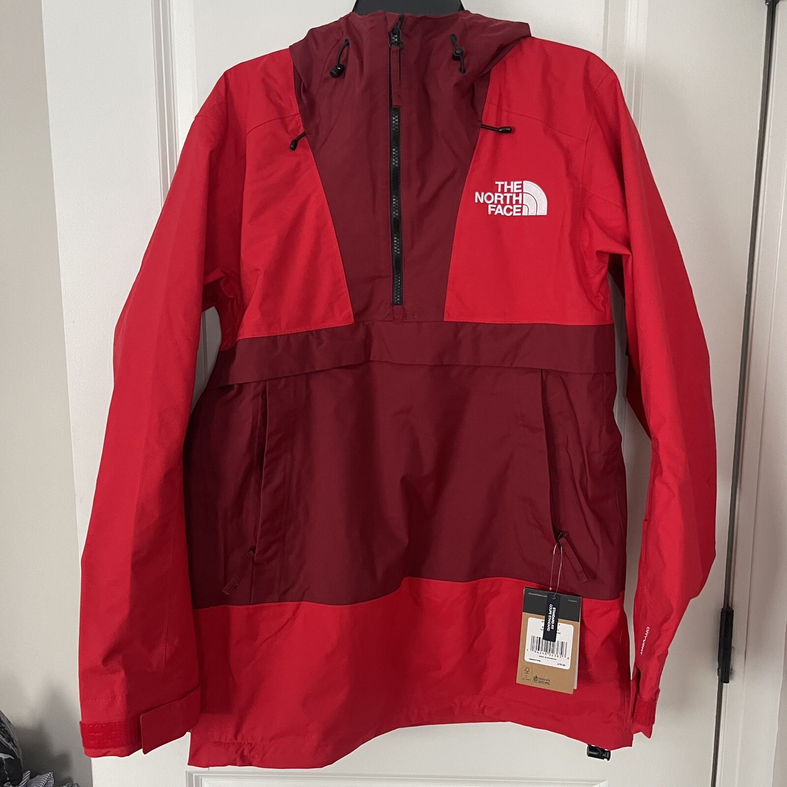 Mens The North Face Silvani Anorak Shell Hooded Waterproof Ski Jacket