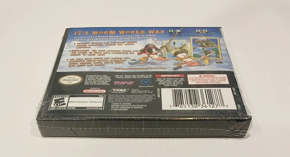 Worms Open Warfare 2 Nintendo DS 2007 BRAND NEW SEALED Authentic Ships Fast - Image 3 of 4