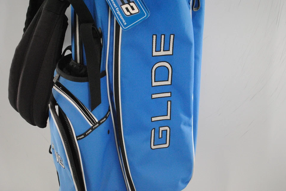 Bolsa de golf PING Hoofer Mascot azul de transporte personalizada 4 vías/7 bolsillos J-132644 Foto 3 de 4