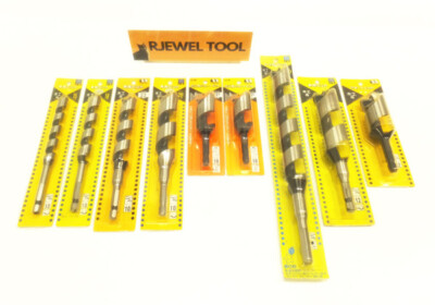 STAR-M Auger bit Hex Shank Wood Drill Used 9 items For chuck size 10mm 12mm