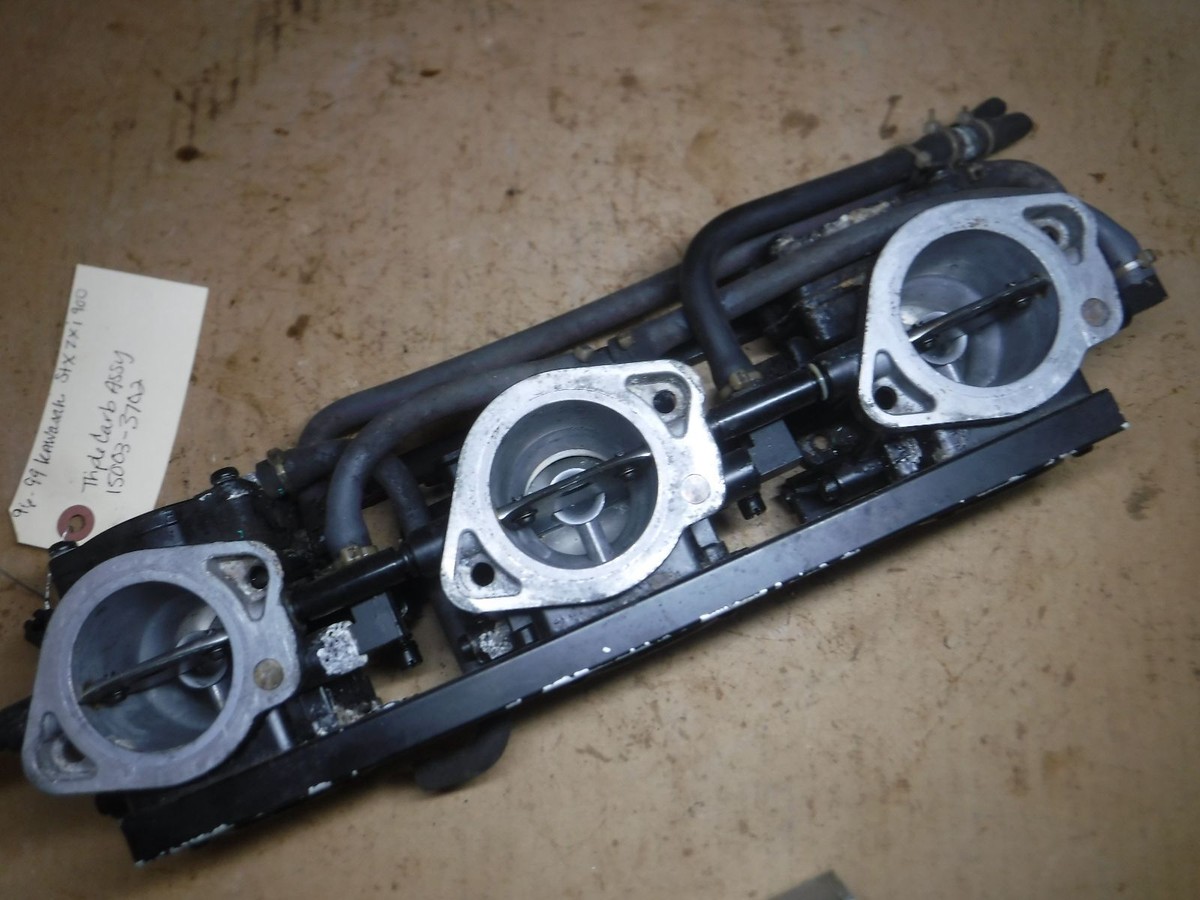その他 9 Kawasaki 1996 ZXI 900 Carburetor Assembly Carbs 15003-3702