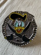Disney Trading Pin Donald Duck Pirate Hidden Mickey