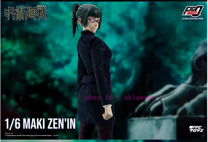 Threezero 3z04130m0 1/6 Jujutsu Kaisen Zenin Maki Action Figure